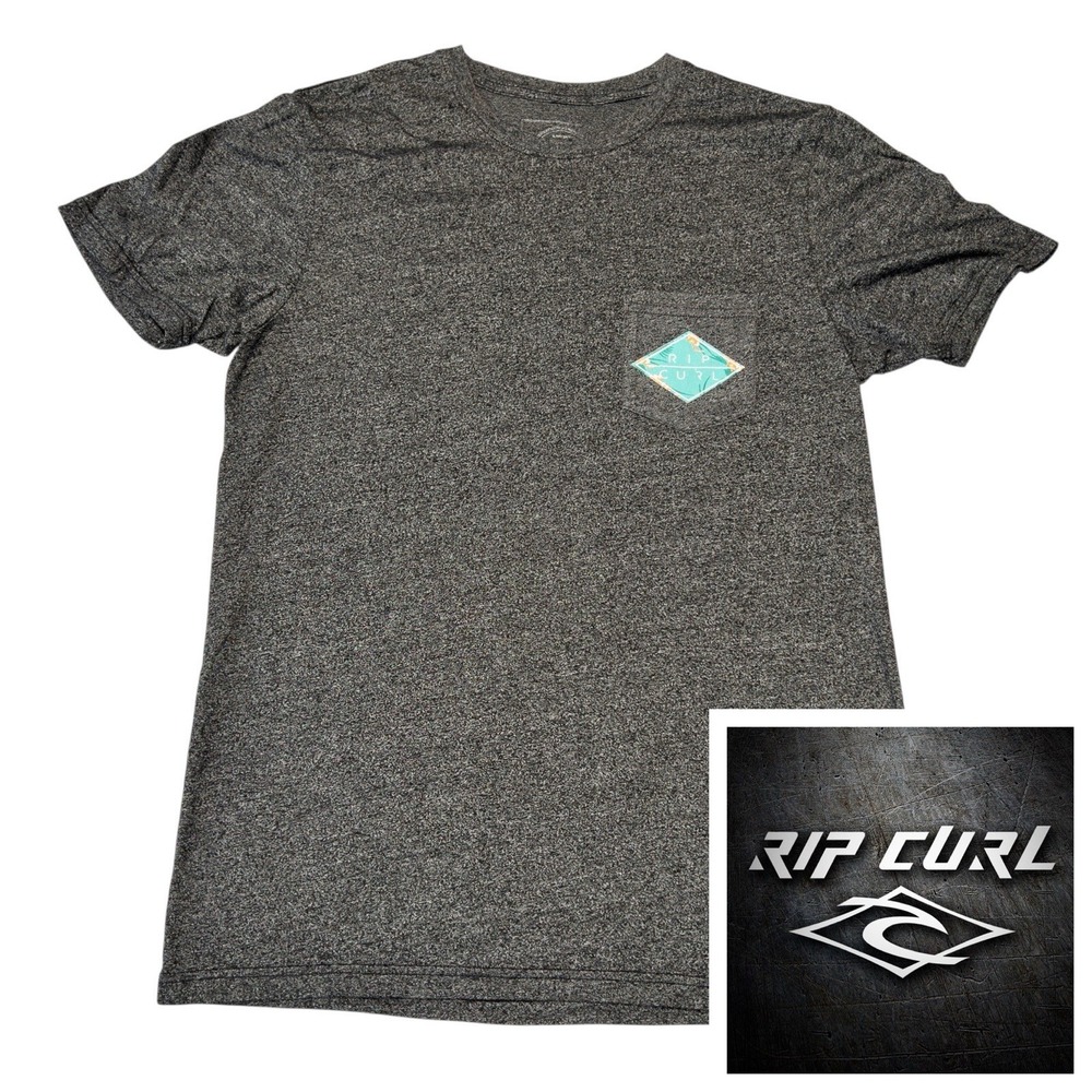 Rip Curl Custom Surfwear T Shirt Mens Medium The Search Tailored Fit Beach Skate